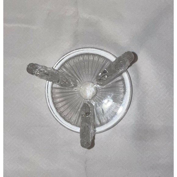 Vintage Three Praying Angels Crystal Clear Votive Candle Holder Made In Taiwan - Picture 4 of 8